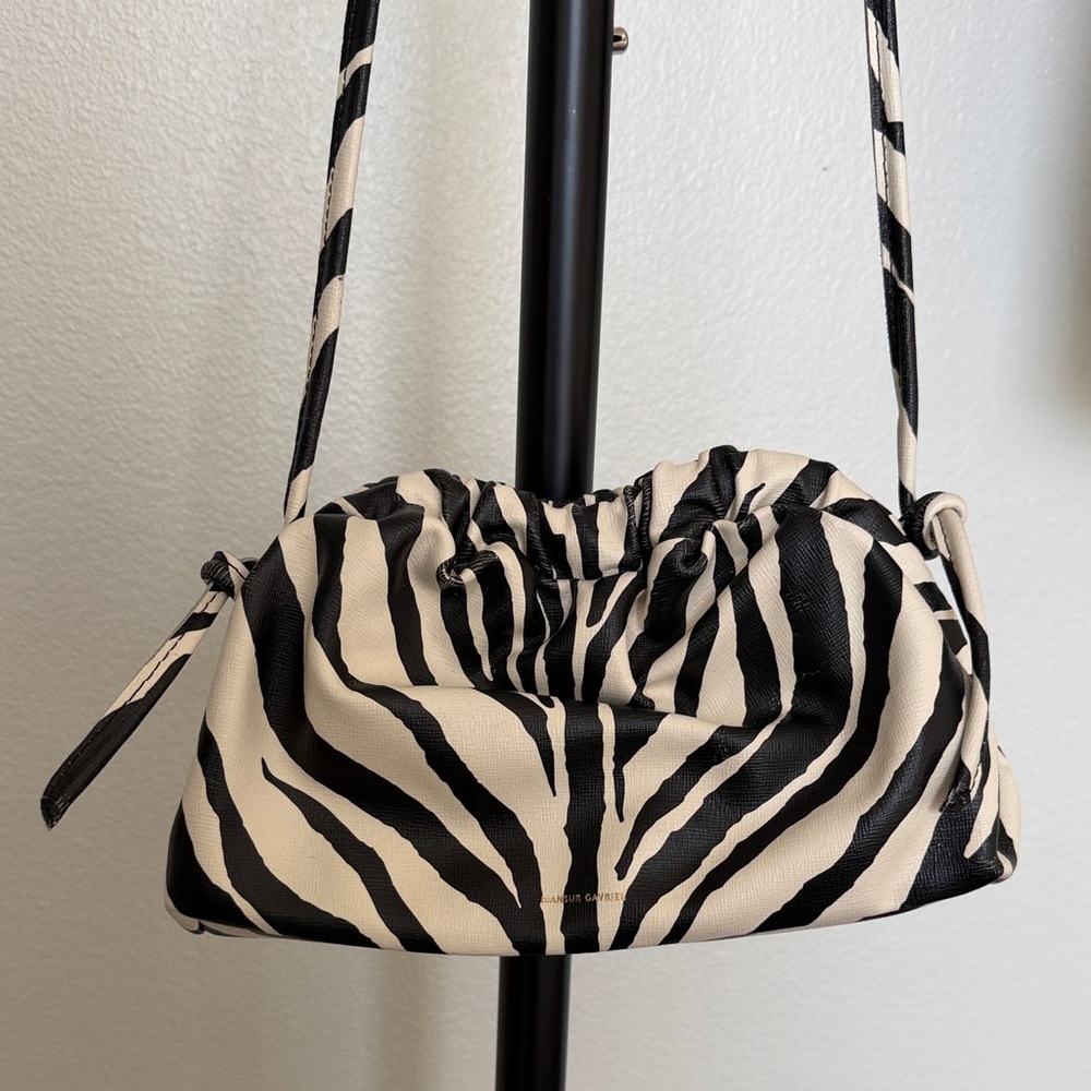 MANSUR GAVRIEL
Cloud Mini Zebra Clutch Bag